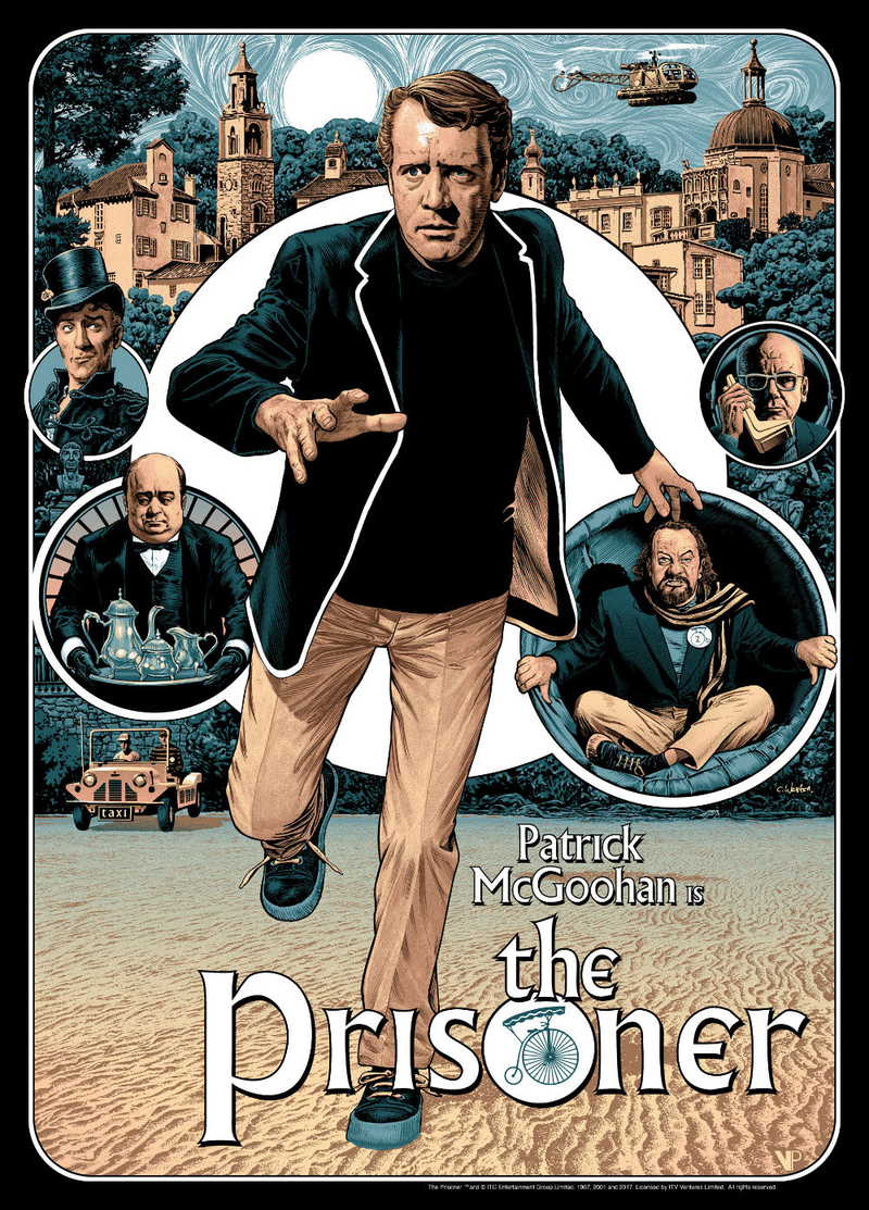 Illustration for article titled Celebrate the 50th Anniversary of The Prisoner With This Cool Retro Poster